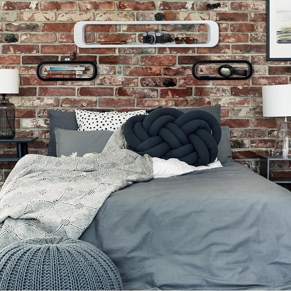 Home Decorative Goods Oval Shape Designer Wall Floating Shelf Oval