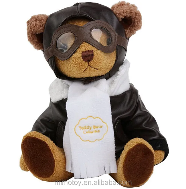 stuffed pilot bear