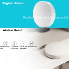 Original Xiaomi Wireless Switch Intelligent Home Control Zigbee Wireless Chip 15 Seconds Quick Response Work with Xiaomi Gateway