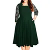 High Quality Formal Office Styles Woman Casual Dress Plus Size