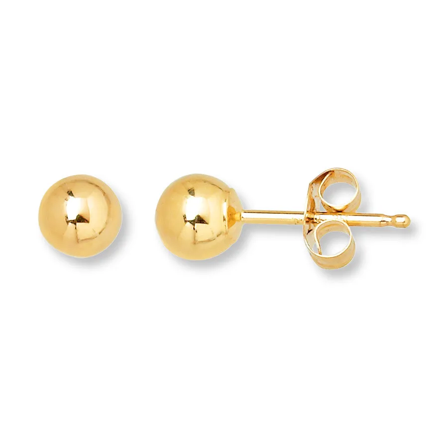 gold stud earrings price