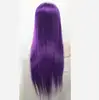 10~26inch free part purple human hair front lace wig/full lace ,top quality popular wig online buying drop shipping