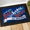 Welcome Mat Holder With Changeable Printed Insert set