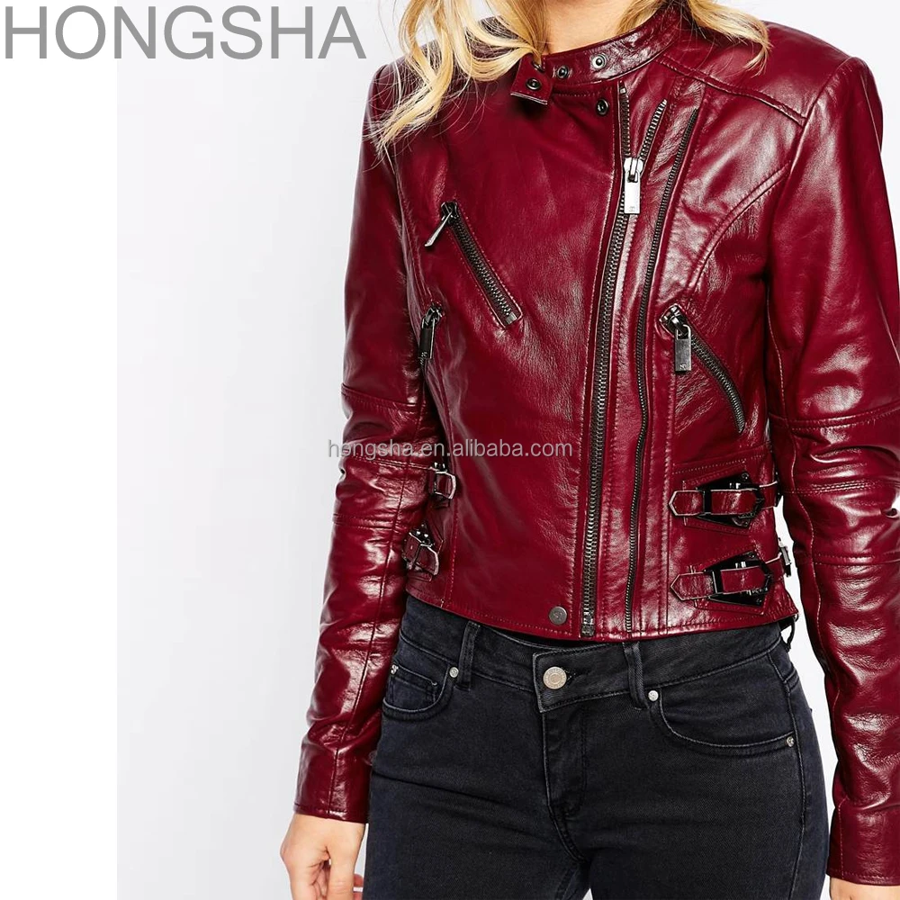 jaqueta suede vermelha