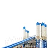 supply 60m3 productivity belt conveyor concrete batching plant HZS60 with JS1000 concrete mixer