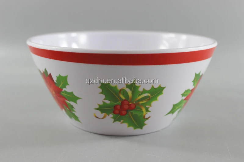 Christmas Melamine Salad bowl Xmas 6inch