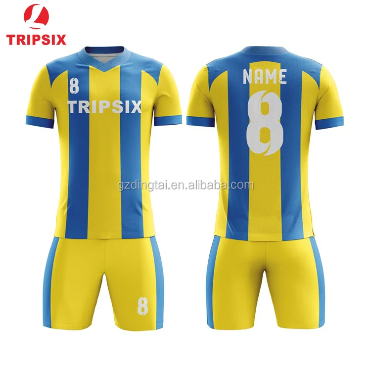 Thailand Supplier Low Price Football Jersey With Name And Number