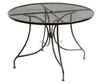 Outdoor Garden Patio Metal Mesh Dining Table Buy Metal Mesh