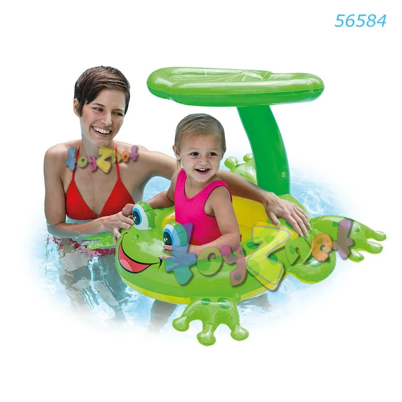 Intex Recreation 56584ep Froggy Friend Shaded Baby Float Toy for sale online 
