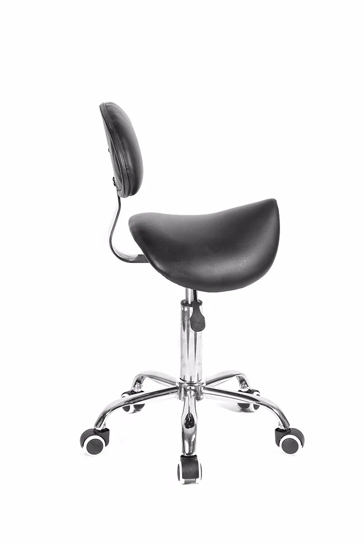saddle seat with backrest