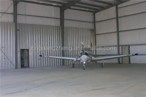large span fast install steel structure aircraft hangar