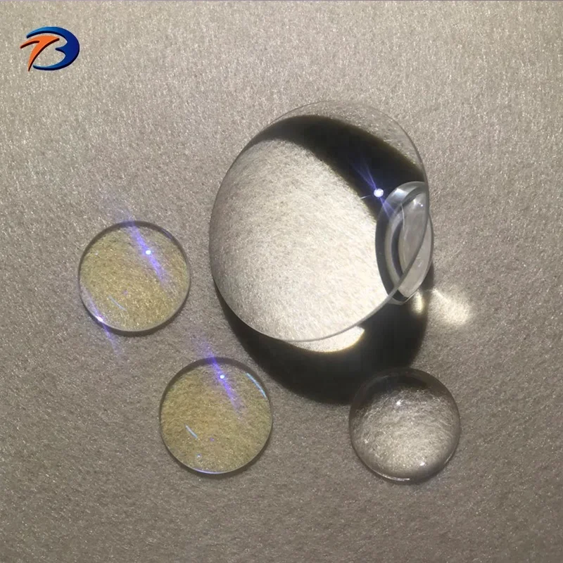 High precision optical glass plano convex lens for telescope lens