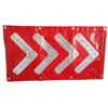 Custom Hi Vis Flashing Led Directional Arrow Sign, Warning Signs, Chevron Sign For Road Work Area