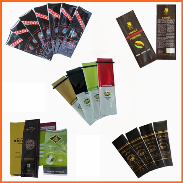 Three Side Heat Seal Small Easy Tear Ground Coffee Sachet Food