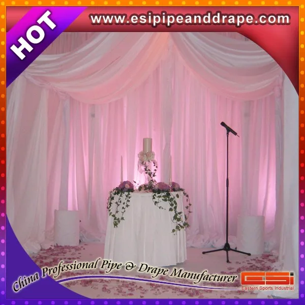 ESI factory Wholesale  pipe and drape wedding backdrop stand for wedding 