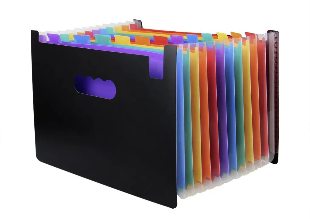 Buy Clobeau Expanding Filesportable File Folders Multicolour Accordian
