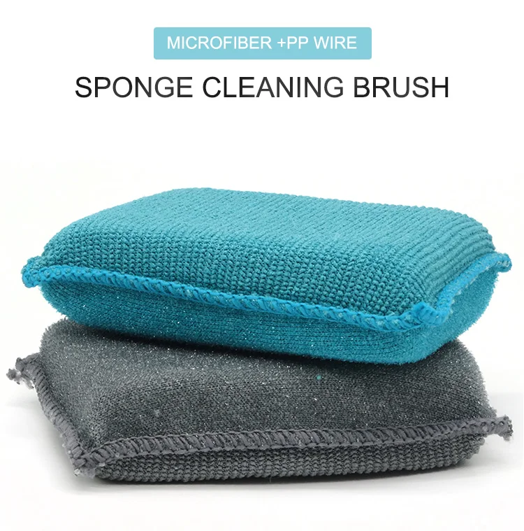 High Quality Microfiber Clean Sponge Super Scrub multipurpose 2