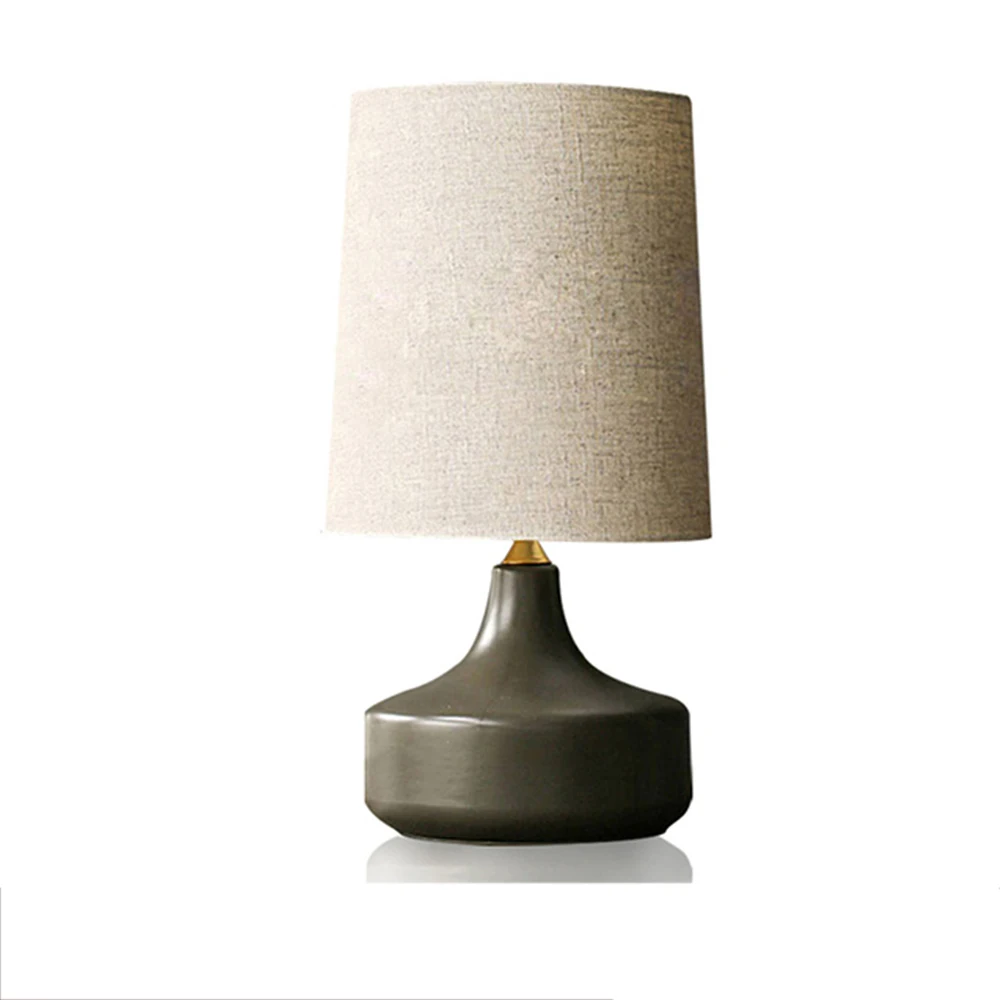 Factory Direct Sale Good Quality Fabric Shade Table Lamp For Living ...