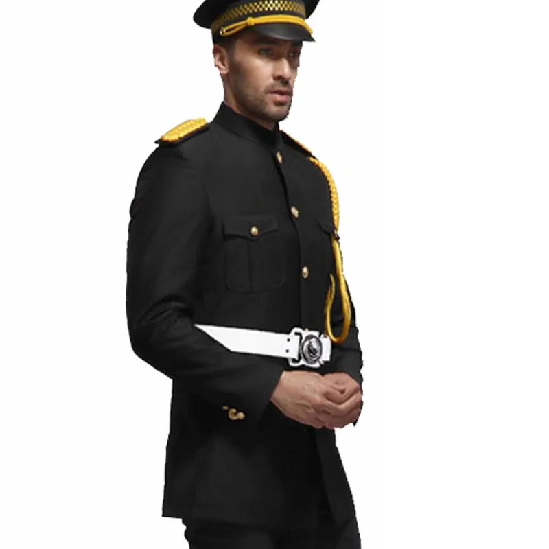 blue security uniform