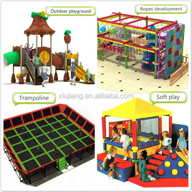Small Kids Used Commercial Playground Indoor Castle Equipment For Sale
