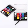 15 colors set Face and Body Painting Kit with Brush