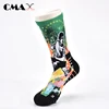 Classic sport 360 degree digital logo label screen novelty print socks custom dog animal photo printing sublimation socks