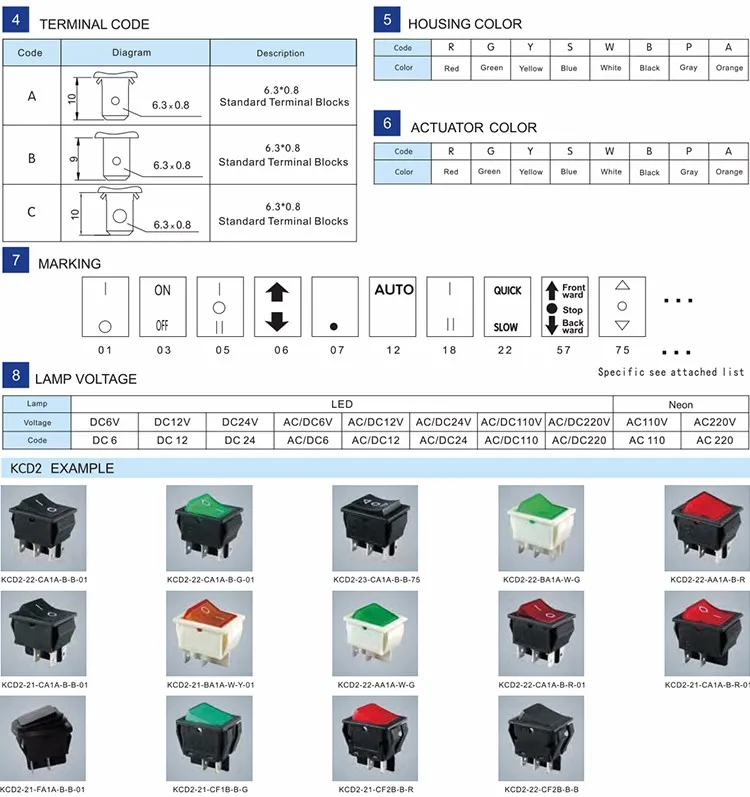 Kcd4 16a 250v 4 контакта схема подключения