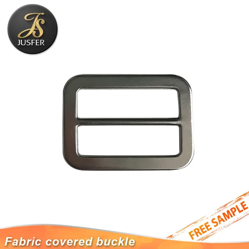Factory price square self covered aluminum belt buckle blank wholesale