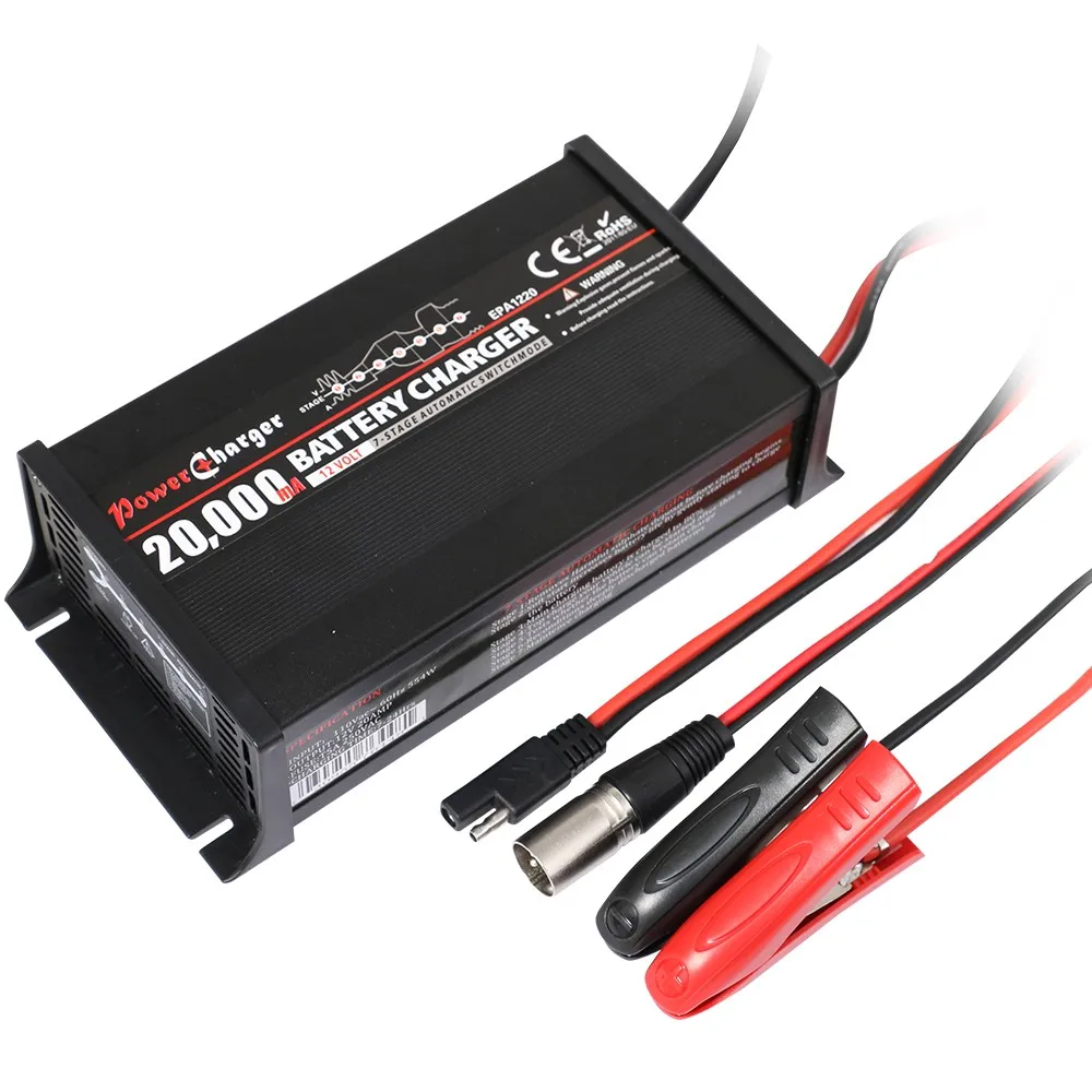 7 Stages Electric Vehicle Charger 12v 20a Charging Batteries And ...