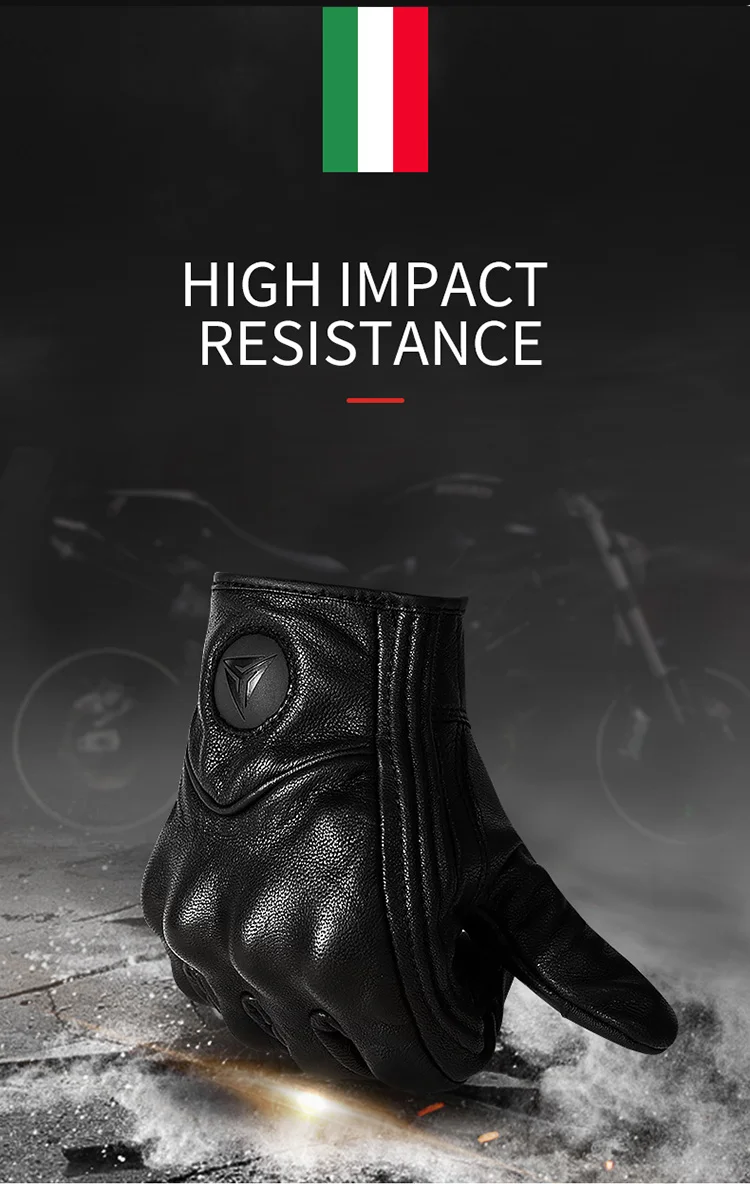 Leather gloves