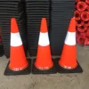 pvc traffic cone with reflective tape made in china