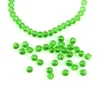 Hot sale grass green flat crystal beads wholesale fashion glass beads for jewelry making bracelets diy quality products