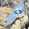 Sliver 3D Car Front Cover Eagle Emblem Feather Metal Hood Ornament Bonnet Modified Emblems Stickers for bmw