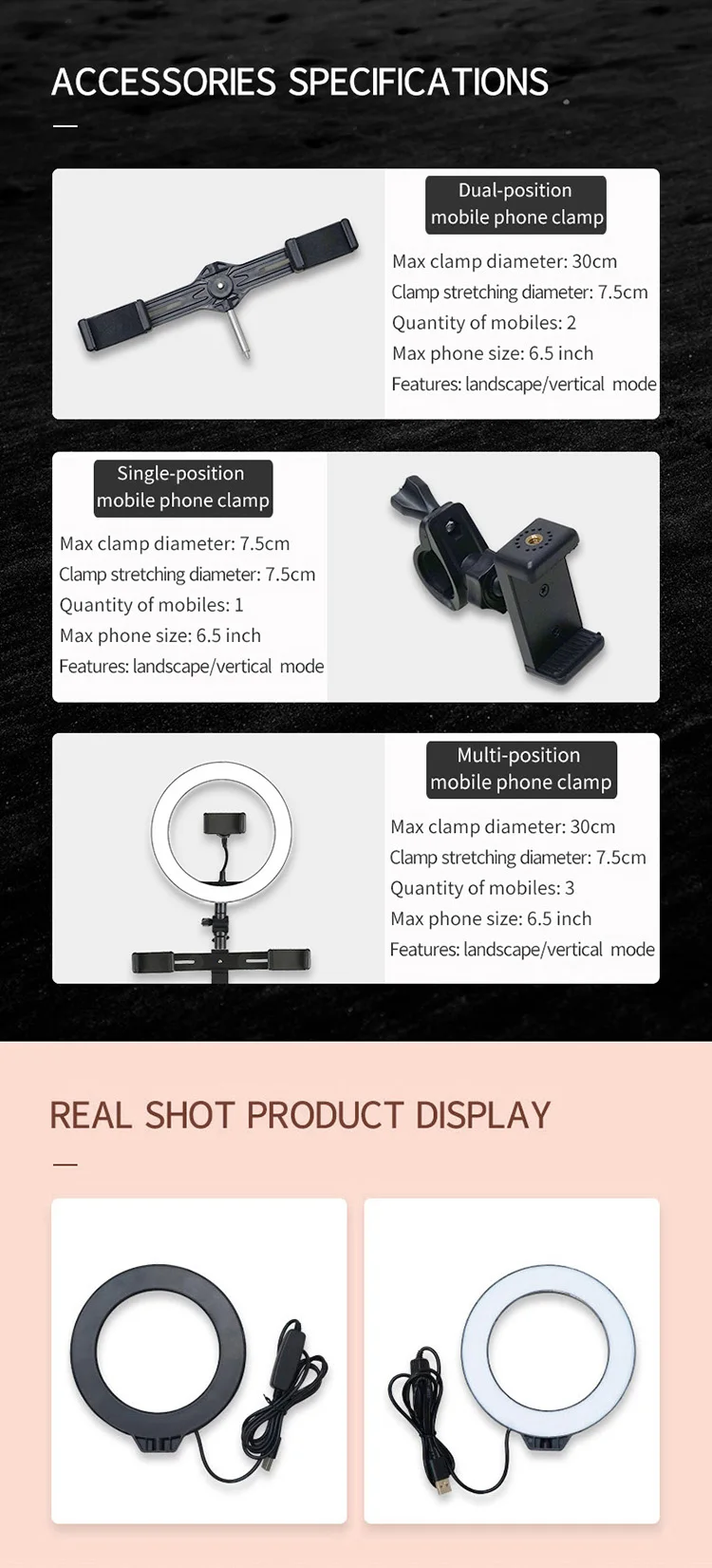 NEW ARRIVAL Multi-Camera Beauty Ring Light For Live Streaming