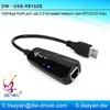 Driver free 10/100mbps mini usb external lan card with best price