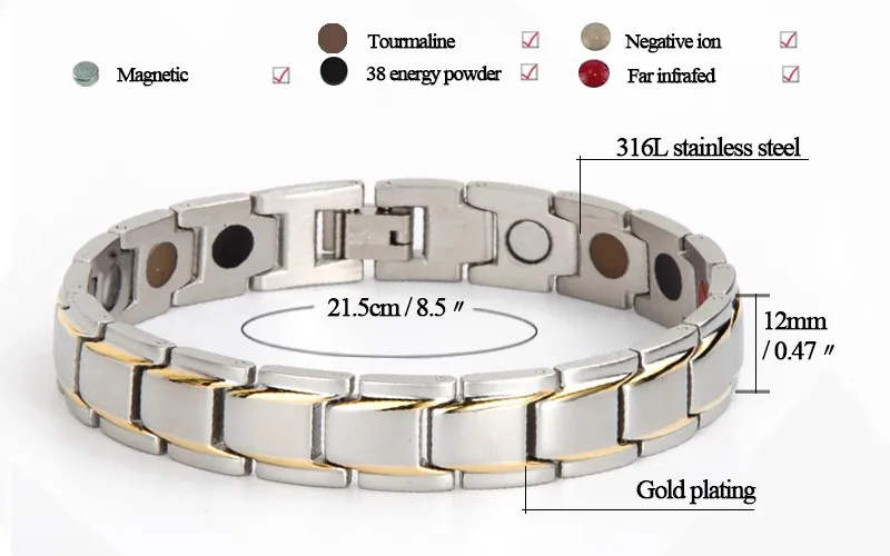 Japan Factory Stainless Steel Silver Charm Bracelet For Couple