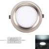 9W 45 LEDs SMD 2835 Round Electroplating White Light LED Ceiling Panel Light with LED Driver