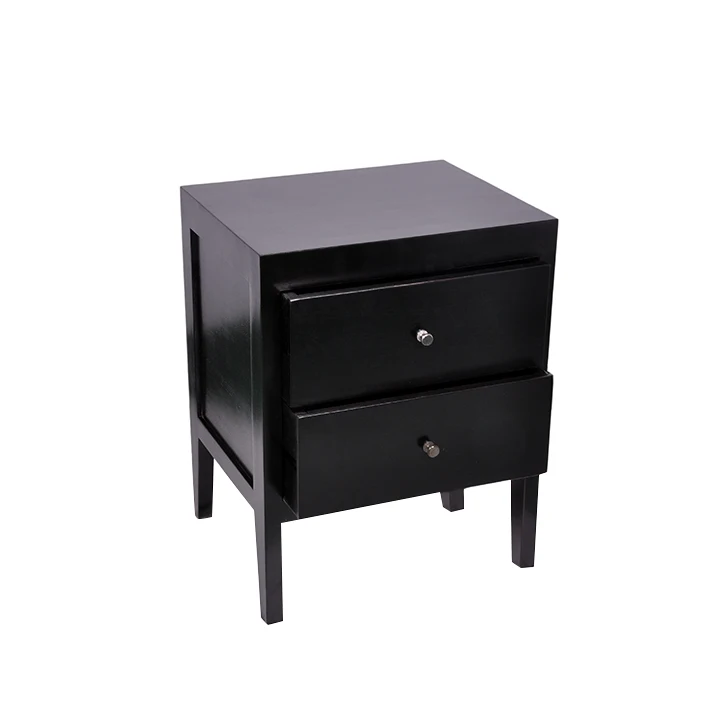 black night stand,mirror nightstand,black nightstand