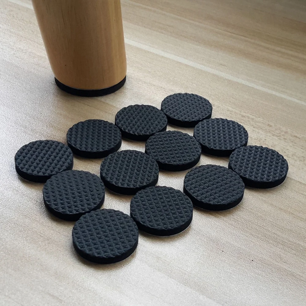Heavy Duty Adhesive Rubber Furniture Pads Chair Leg Cover Antinoise