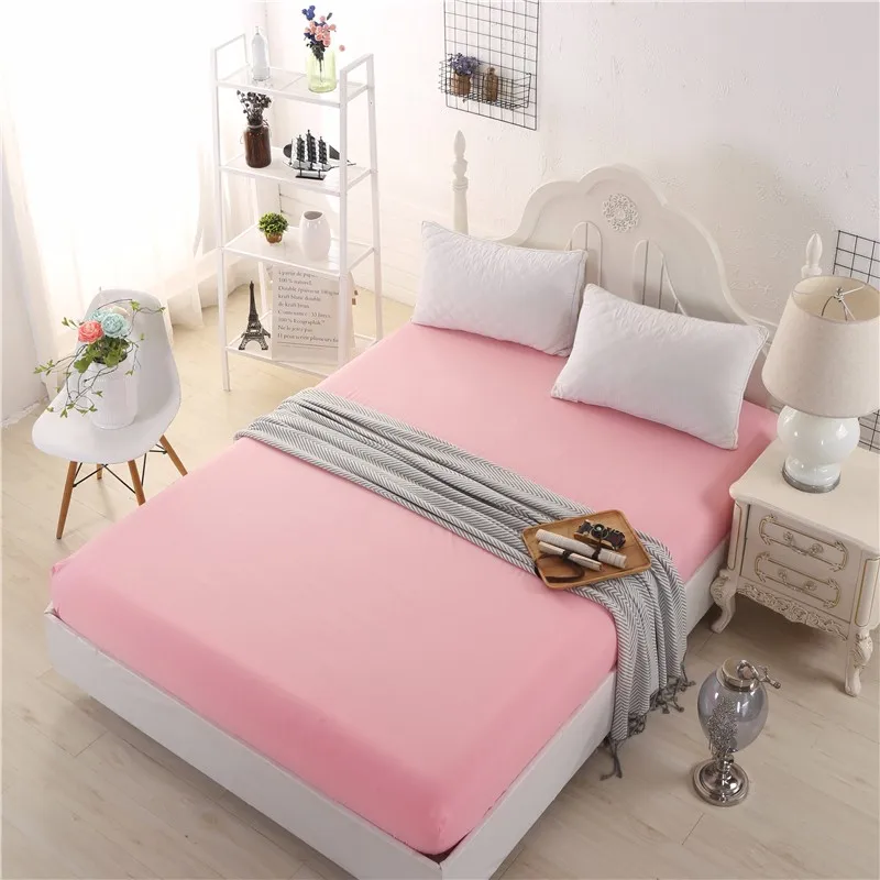 Home Textile Soft-fit Spandex Contour Fitted Bed Sheets Covers Mattress ...