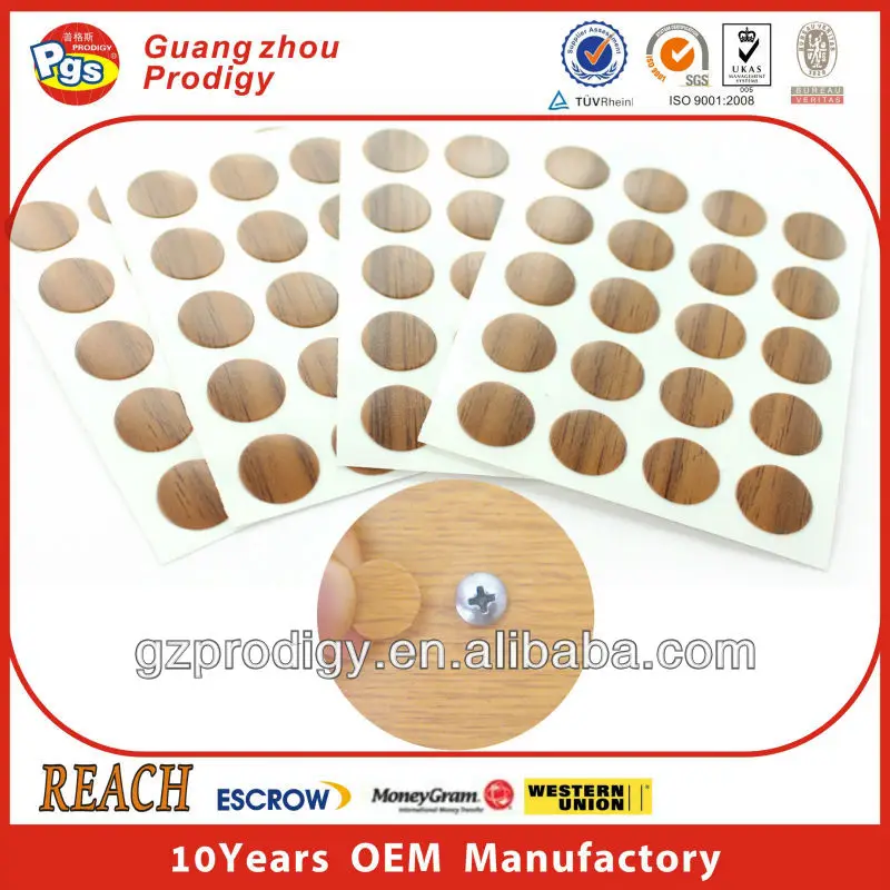 12mm Adhesive Furniture Screw Hole Sticker Buy Screw Hole Sticker