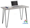 Modern home office table metal steel legs wooden computer study writing desks