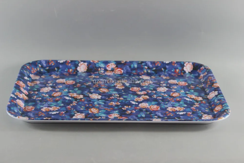 Large Melamine Serving Tray 17 Inch
