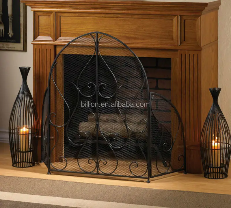 Wrought Iron Fireplace Screen Wrought Iron Fireplace Screen Suppliers and Manufacturers at Alibaba.com