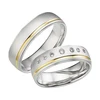 metal gallery jewelry stainless steel cock ring gold filled for couple