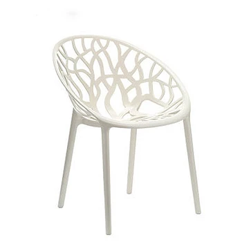 White Color Outdoor Cafe Forest Tree Branch Plastic Peacock Chairs ...