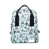 Latest 2018 Fashion Leaf printing Pattern Rucksack Backpack for school Girl