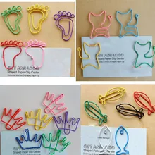 Creative Cute Kawaii Paper Clips Bookmark Memo Clip for Office School Supplies Stationery