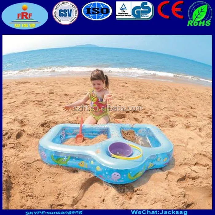 inflatable sand pit