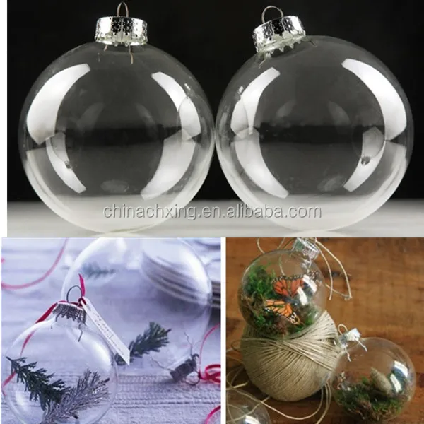 Comment Faire En Verre Boule De Noëlboule De Verre Ouverteverre Clair Boule De Noël Arbre Buy Boule De Noël En Verreboule De Verre Ouverteboule